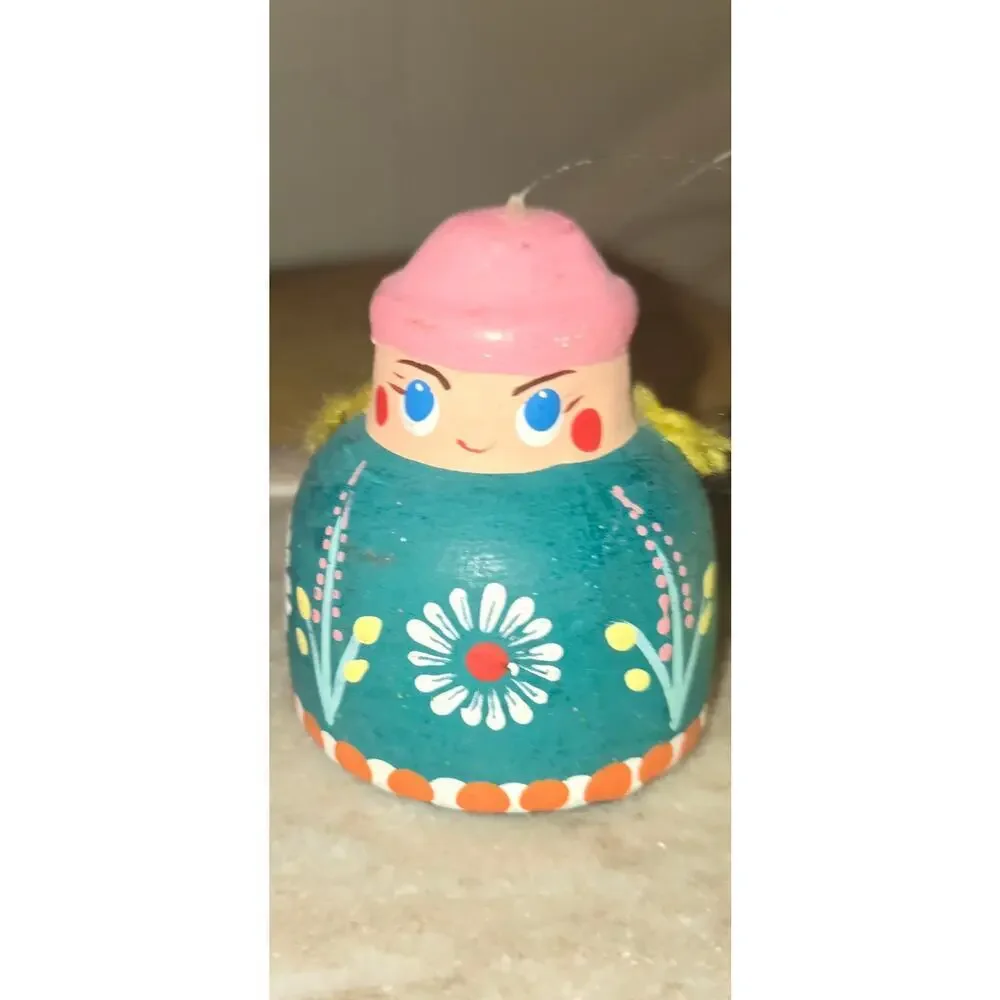 Curacao Pottery Hanging Doll Bells made 1994